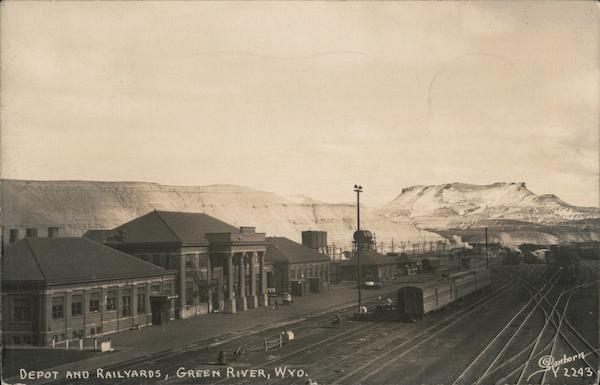 Depot and Railyards Green River Wyoming