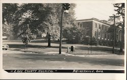 Lake County Hospital Painesville, OH Postcard Postcard Postcard