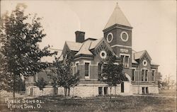 Public School Rising Sun, OH Postcard Postcard Postcard