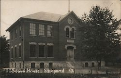 School House Postcard