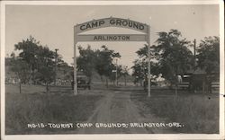Tourist Camp Grounds Postcard