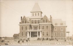 Oklahoma Odd Fellow's Home Carmen, OK Postcard Postcard Postcard