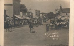 Day Off Parade October 30, 1948 Canton, MN Postcard Postcard Postcard