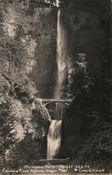 Multnoma Falls, Height 620 Ft Postcard