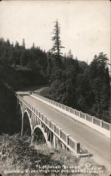 Latourell Falls Bridge, Columbia River Highway Postcard