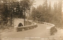 Eagle Creek Bridge, Columbia River Highway Oregon Postcard Postcard Postcard