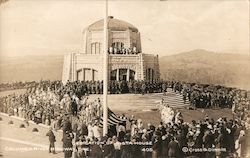 Dedication of Vista House, Columbia River Highway Postcard