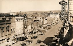South Main Street - Temple Hotel, Rivoli Theatre Postcard