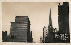 n. Broad Street, From City Hall Philadelphia, PA Postcard Postcard Postcard