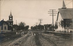 Residential Street Postcard