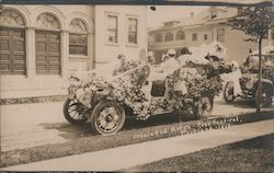 Decorated Autos - Rose Festival 1910 Postcard