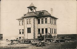 Public School Construction Postcard
