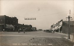 Main St. North Parker, SD Postcard Postcard Postcard