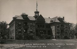 Girls Dormitory, State Normal School Springfield, SD Postcard Postcard 