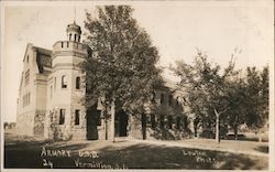 Armory USD Vermillion, SD Lawton Photo Postcard Postcard Postcard