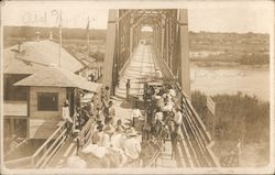 Brownsville & Matamoros International Bridge Postcard