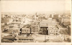 Bird's Eye View of Downtown Postcard