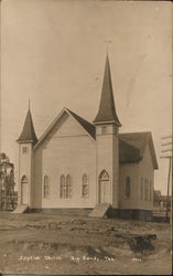 Baptist Church Big Sandy, TX Postcard Postcard Postcard