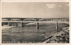 Devil's River Bridge Del Rio, TX Postcard Postcard Postcard