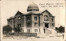 First Bpatist Church Postcard