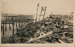 Hurricane Damage Postcard