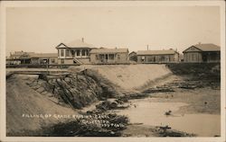 Filling of Grade Raising Canal Postcard
