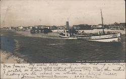 "Holm" in Grade Raising Canal Postcard