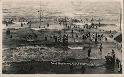 Surf Bathing Galveston, TX Edworthy Postcard Postcard Postcard