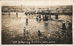 Bathing Scene Postcard