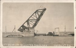 Lift Bridge on Galveston Causeway Postcard