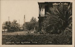 View of a Monument Postcard