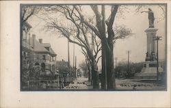 Rosenberg Avenue and Broadway Galveston, TX Postcard Postcard Postcard