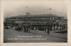 Murdoch Bath House - Sea Wall Boulevard Postcard