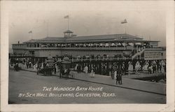 Murdoch Bath House - Sea Wall Boulevard Galveston, TX Postcard Postcard Postcard