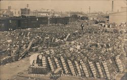 Cotton at Trains Postcard