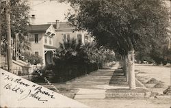 Residential Street Postcard