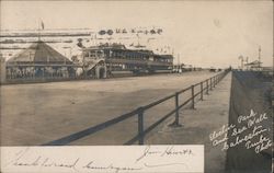 Electric Park and Sea Wall Postcard