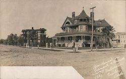 Residence on Tremont and Broadway Postcard