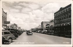 Kleberg Street Kingsville, TX Postcard Postcard Postcard