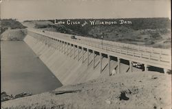 Lake Cisco and Williamson Dam Texas Walton Postcard Postcard Postcard