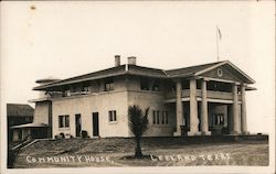 Community House, Leeland (Levelland or Houston?) Postcard