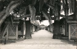 Entrance to Windsor Court, City of Palms Postcard