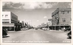 Jackson Street Looking West Postcard