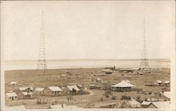 View of Radio Towers Port Isabel, TX R. Runyon Postcard Postcard Postcard