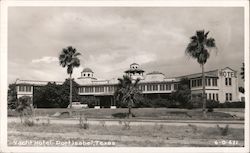 Yacht Hotel Port Isabel, TX Postcard Postcard Postcard