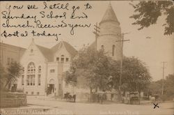 Travis Park Methodist Church Postcard