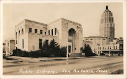 Public Library Postcard