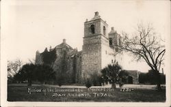 Mission of the Immaculate Conception, 1731 San Antonio, TX Postcard Postcard Postcard