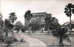 First Baptist Church from Cedar Park San Benito, TX Postcard Postcard Postcard
