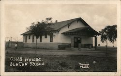 Club House Slaton, TX Manire Photo Postcard Postcard Postcard